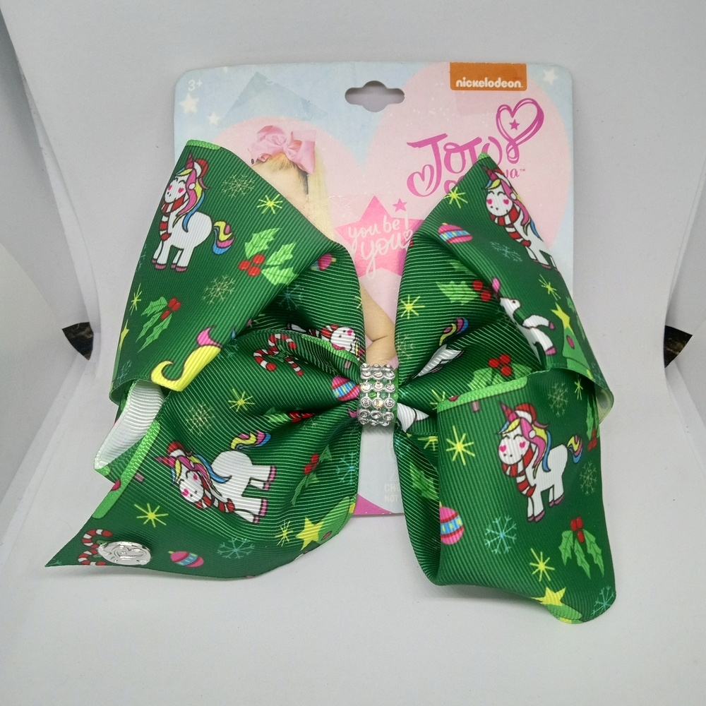 JoJo Siwa Green Unicorn Hair Bow